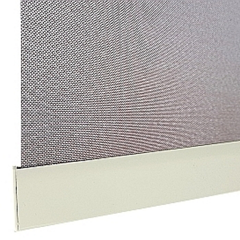 Onderlat paneelgordijnen Recht 4cm RAL 9010