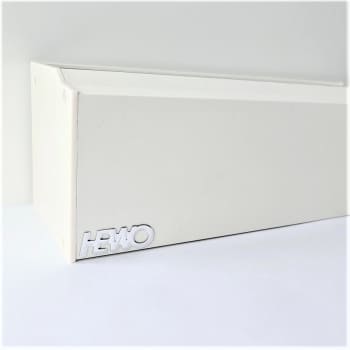 Cassette duo rolgordijn wit Ral 9003 Rond