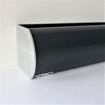 Cassette duo rolgordijn design antraciet Ral 7021